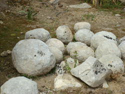 Stones used for moving large stones in Malta