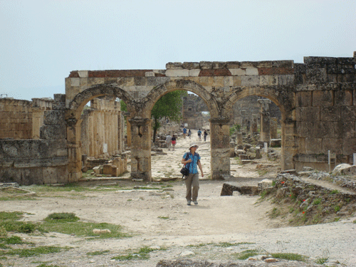 Ruins in Pamukkale, Turkey