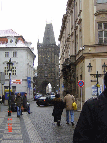 Gate in Prague, Czech Republic