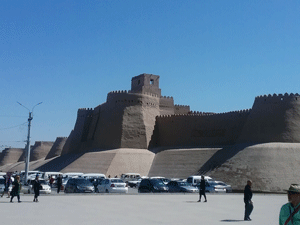 Khiva walled city in Central Asia