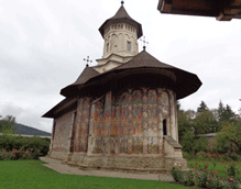 Roof style in Suceava, Romania