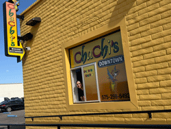 Our downtown Pick up window