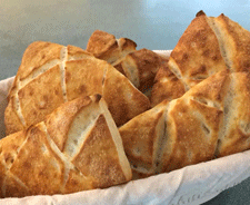 Home baked bread at Pastaggio's Italian Express by Lorenzo in Mesilla Park, NM