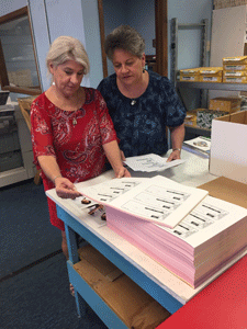 Vicki and Patty with Tacom Printing in Las Cruces, NM